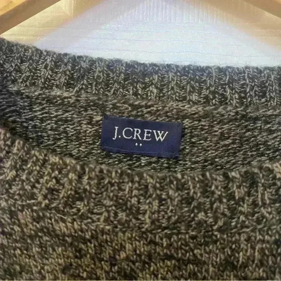 J Crew Men’s Sweater Heathered black and grey Size M - Picture 4 of 6